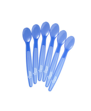 Tommee Tippee Essentials 6X Feeding spoons (Blue)
